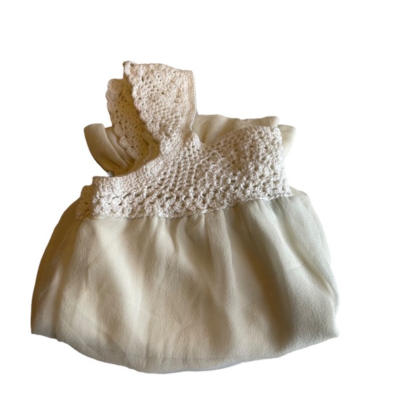 GUESS by Marciano’ Sleeveless Blouse w/ Crochet Straps - Picture 6 of 9